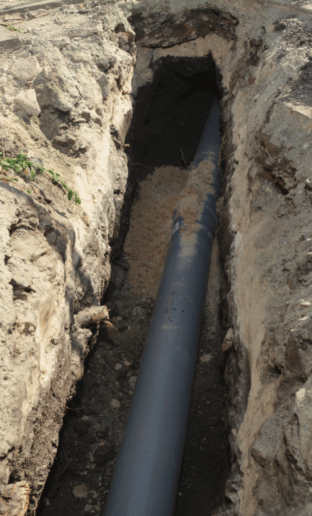sewer installation
